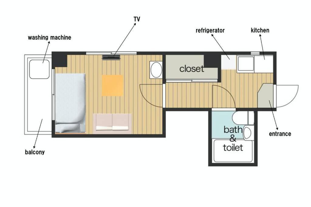 Apartment 学習院下駅まで徒歩4分!副都心線利用可!ポータブルwi-fi無料! Tokyo